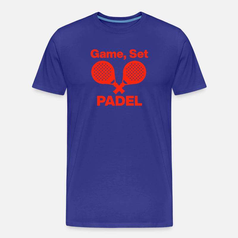 Game, Set, PADEL – Let’s Smash! - Männer Premium Bio T-Shirt - Königsblau