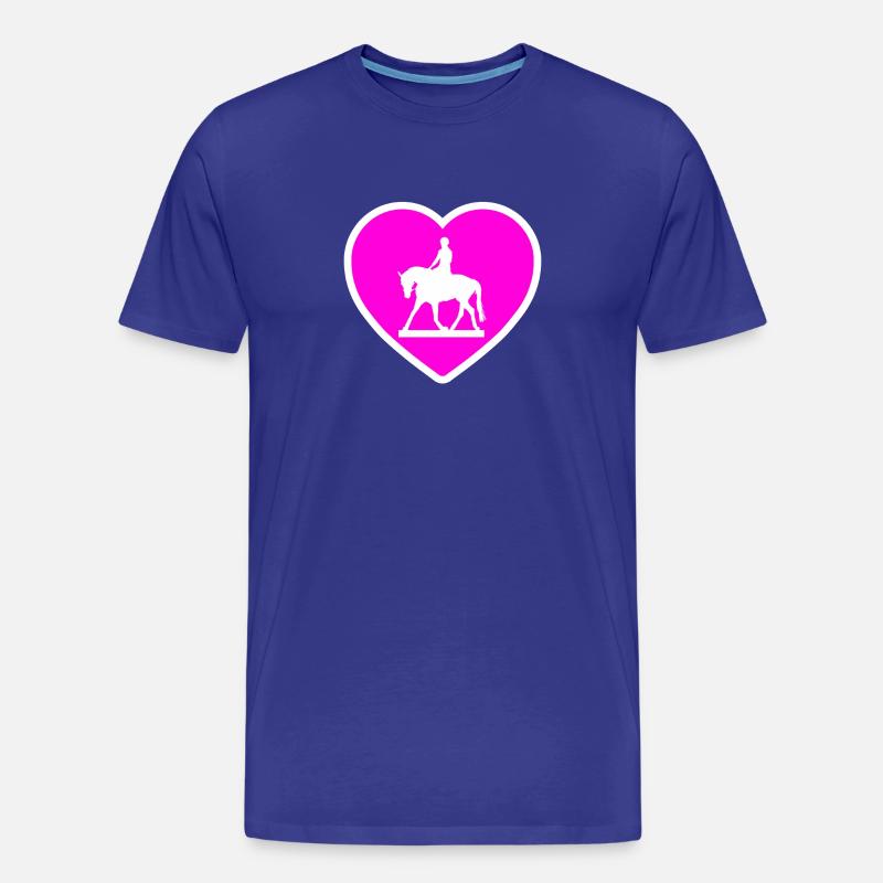 Pferde - Männer Premium Bio T-Shirt - Königsblau