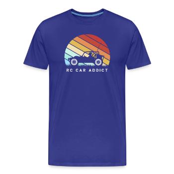 Voiture jouet RC - T-shirt bio Premium Homme - bleu roi - Devant - Damien (186cm)
