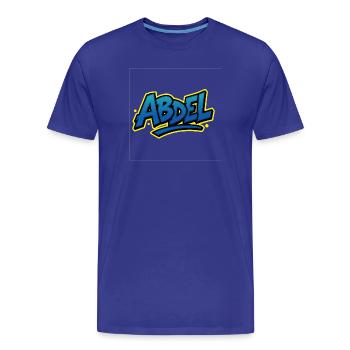 Graffiti Name Abdel ideales druckbares Geschenk - Männer Premium Bio T-Shirt - Königsblau - Vorne - Damien (186cm)