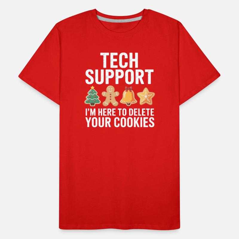 Tech Support Cookies Tee Männer Premium Bio T-Shirt