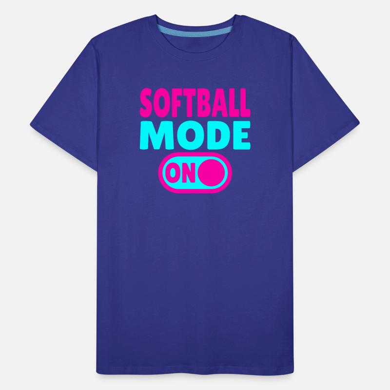 Mode softball activé T-shirt bio Premium Homme