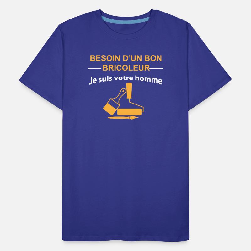 Handwerker: Ich bin dein Mann Männer Premium Bio T-Shirt
