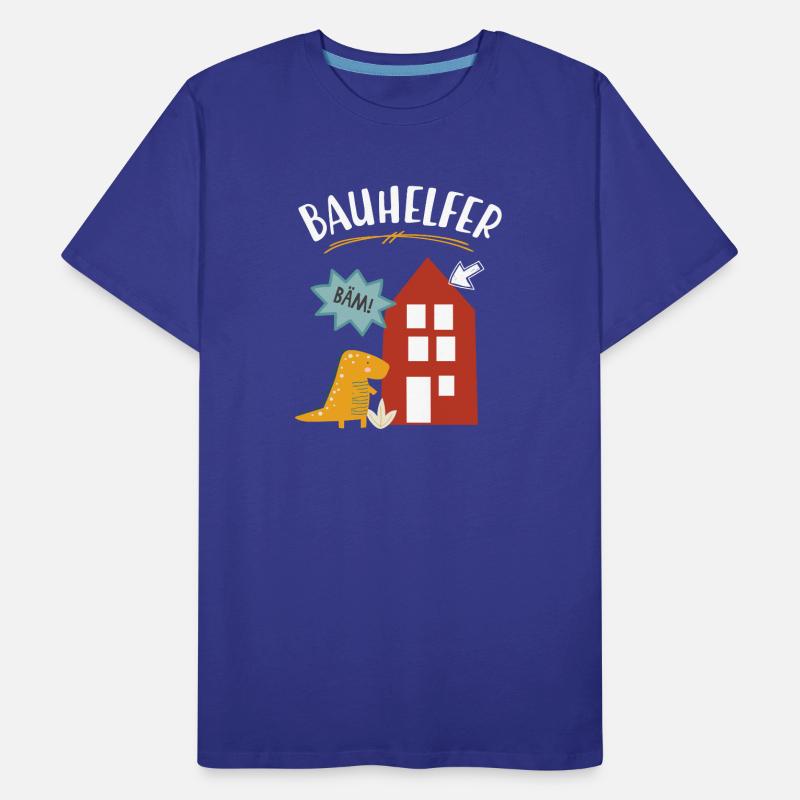 Construction Workers House Construction Construction Craftsmen Men's Premium Organic T-Shirt