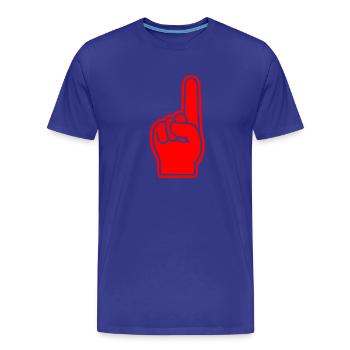 Supporter Sport USA - Männer Premium Bio T-Shirt - Königsblau - Vorne - Damien (186cm)