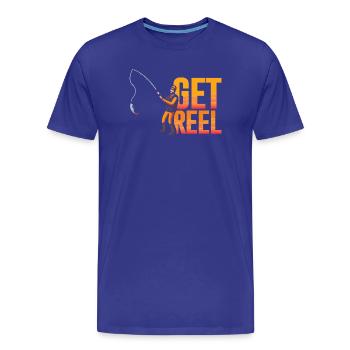 Pêcheurs Pêcheurs Pêcheurs Pêcheurs Pêcheurs Sportifs - T-shirt bio Premium Homme - bleu roi - Devant - Damien (186cm)