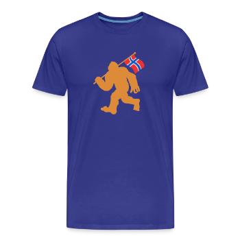 Norway Oslo Scandinavia Norwegian - Men's Premium Organic T-Shirt - royal blue - Front - Damien (186cm)