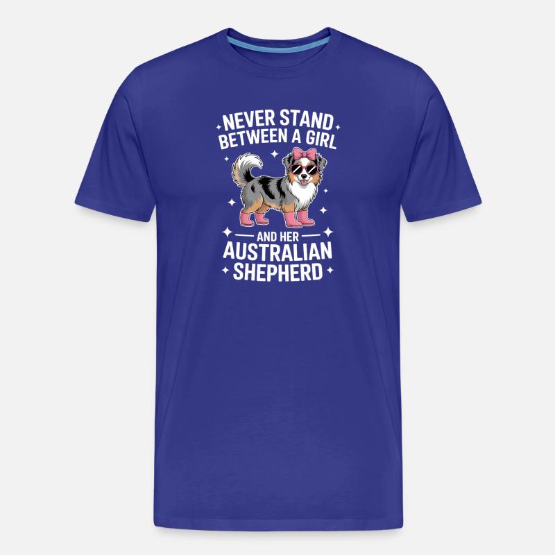 Australian Shepherd Spruch Shepherd Geschenk - Männer Premium Bio T-Shirt - Königsblau