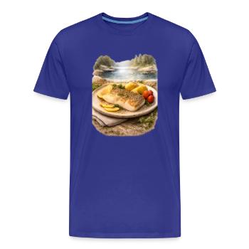Geschenke des Weiten Nordens - Makcyn - Männer Premium Bio T-Shirt - Königsblau - Vorne - Damien (186cm)
