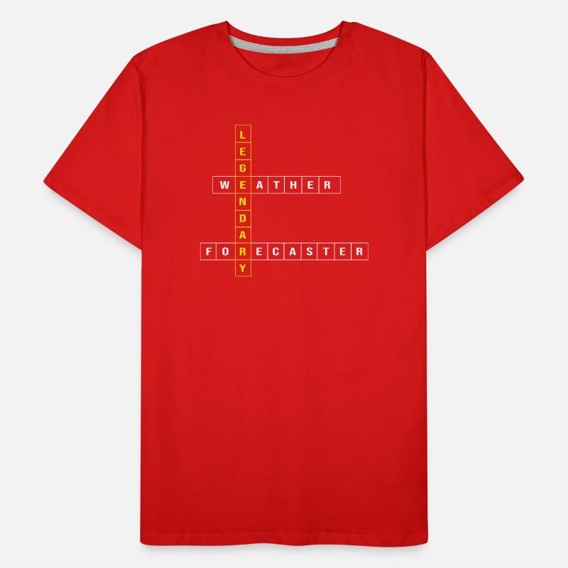Tempête météorologue météorologue de tornade T-shirt bio Premium Homme