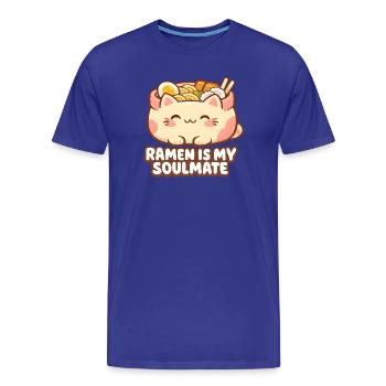Ramen noodles is my soulmate - Männer Premium Bio T-Shirt - Königsblau - Vorne - Damien (186cm)