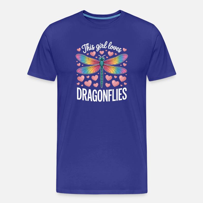 libellen Spruch libelle Lustiges libellen Geschenk - Männer Premium Bio T-Shirt - Königsblau