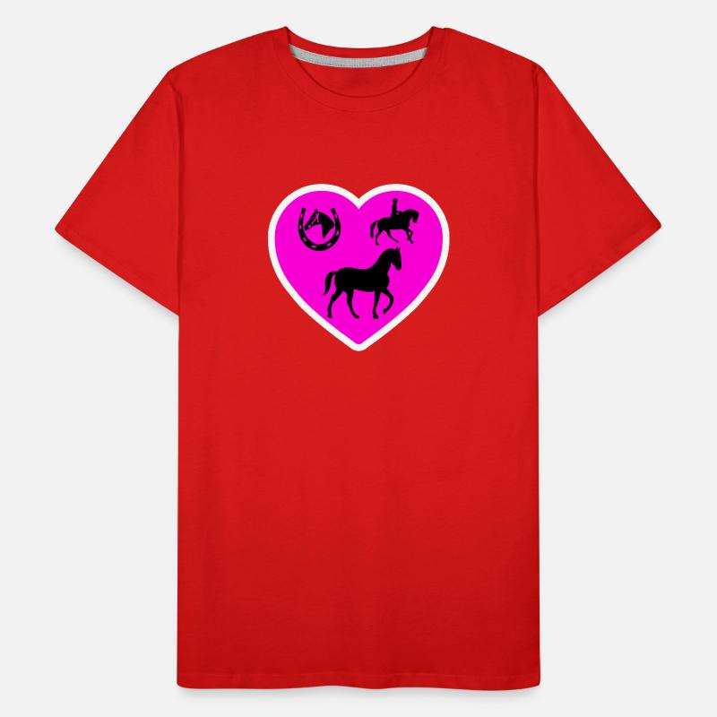 Chevaux T-shirt bio Premium Homme