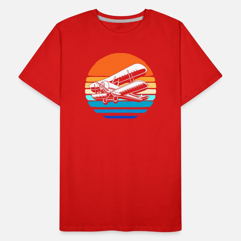 Modellflugzeug Modellflug Männer Premium Bio T-Shirt