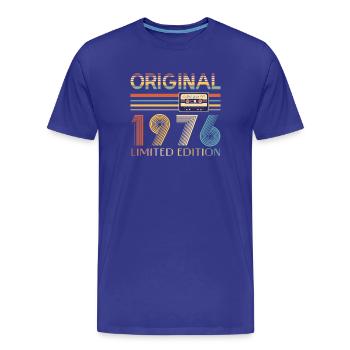 50. Geburtstag 50 Jahre Original 1976 - Männer Premium Bio T-Shirt - Königsblau - Vorne - Damien (186cm)