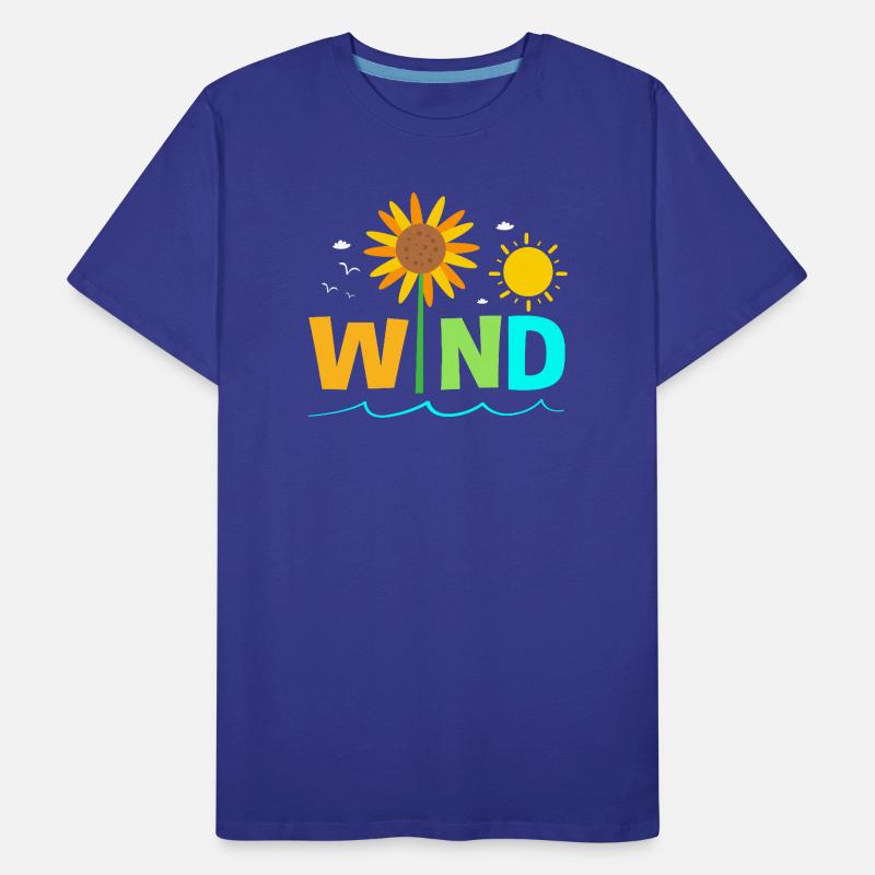 Éolienne, énergie éolienne, énergie éolienne T-shirt bio Premium Homme