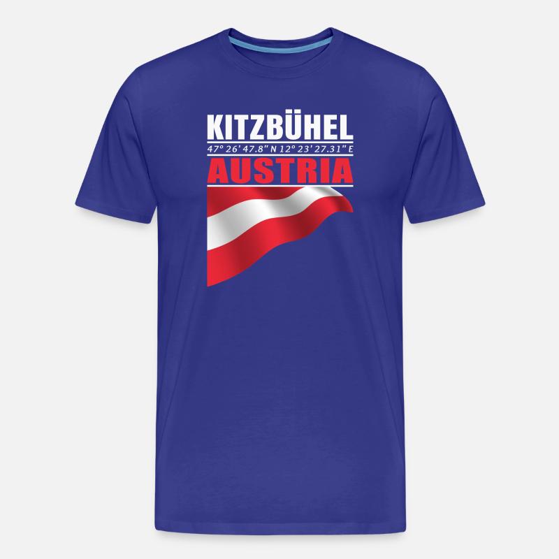 Kitzbühel - Männer Premium Bio T-Shirt - Königsblau
