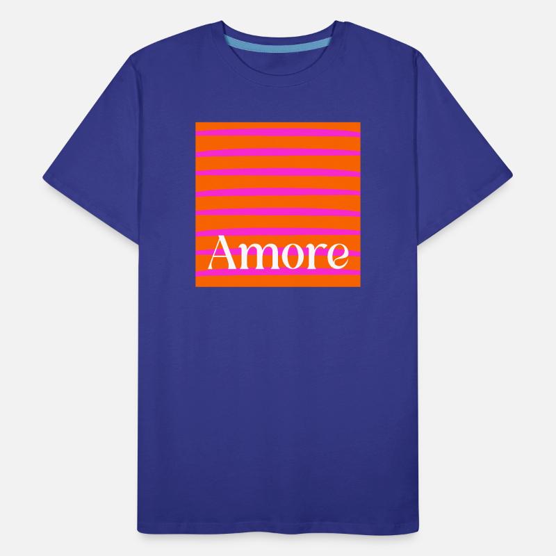 Frohen Valentinstag, Liebe Männer Premium Bio T-Shirt