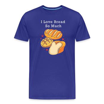 Baker Baker Baking - Men's Premium Organic T-Shirt - royal blue - Front - Damien (186cm)