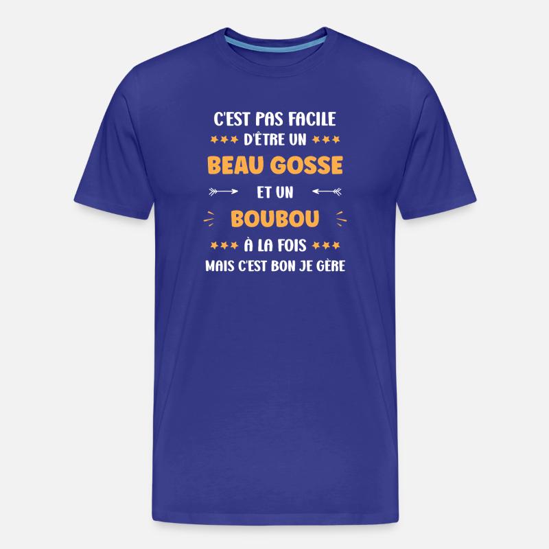 Boubou - Männer Premium Bio T-Shirt - Königsblau