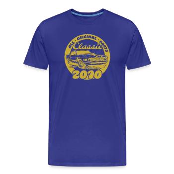 16. Geburtstag - Klassiker Musclecar 02/2010 - Männer Premium Bio T-Shirt - Königsblau - Vorne - Damien (186cm)