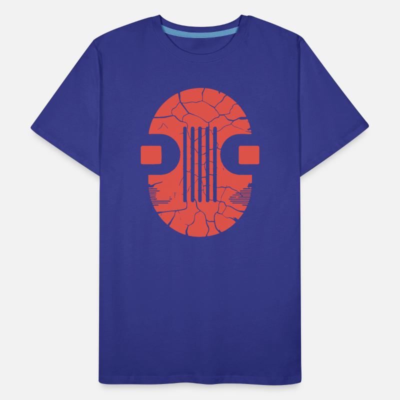 Cracked Orb Glyph Men's Premium Organic T-Shirt