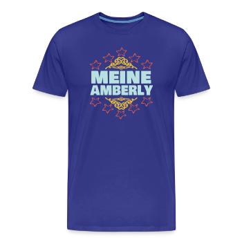 Maedchen Amberly - Männer Premium Bio T-Shirt - Königsblau - Vorne - Damien (186cm)