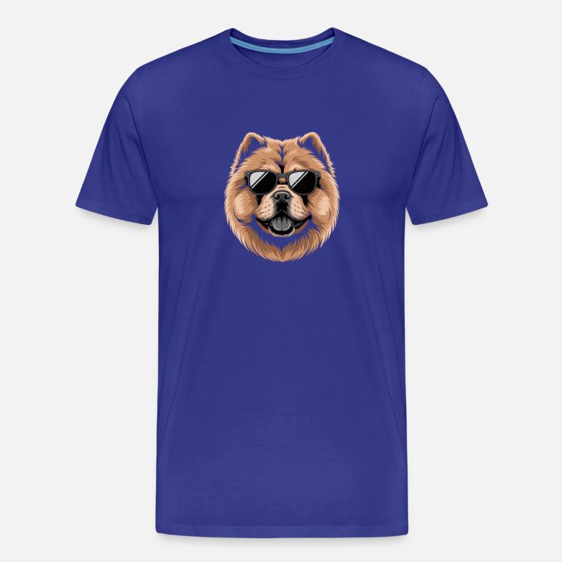 Chow Chow - Männer Premium Bio T-Shirt - Königsblau