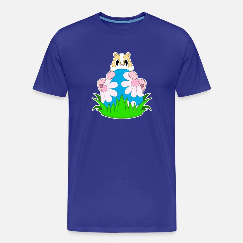 Hamster Easter Easter Egg - Men's Premium Organic T-Shirt - royal blue