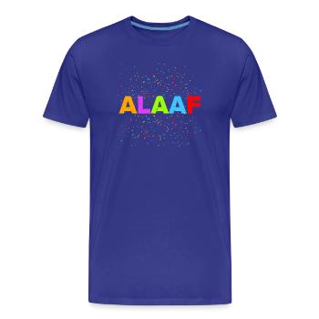 ALAAF, CONFETTI POWER! JECK CARNIVAL COSTUME - Men's Premium Organic T-Shirt - royal blue - Front - Damien (186cm)