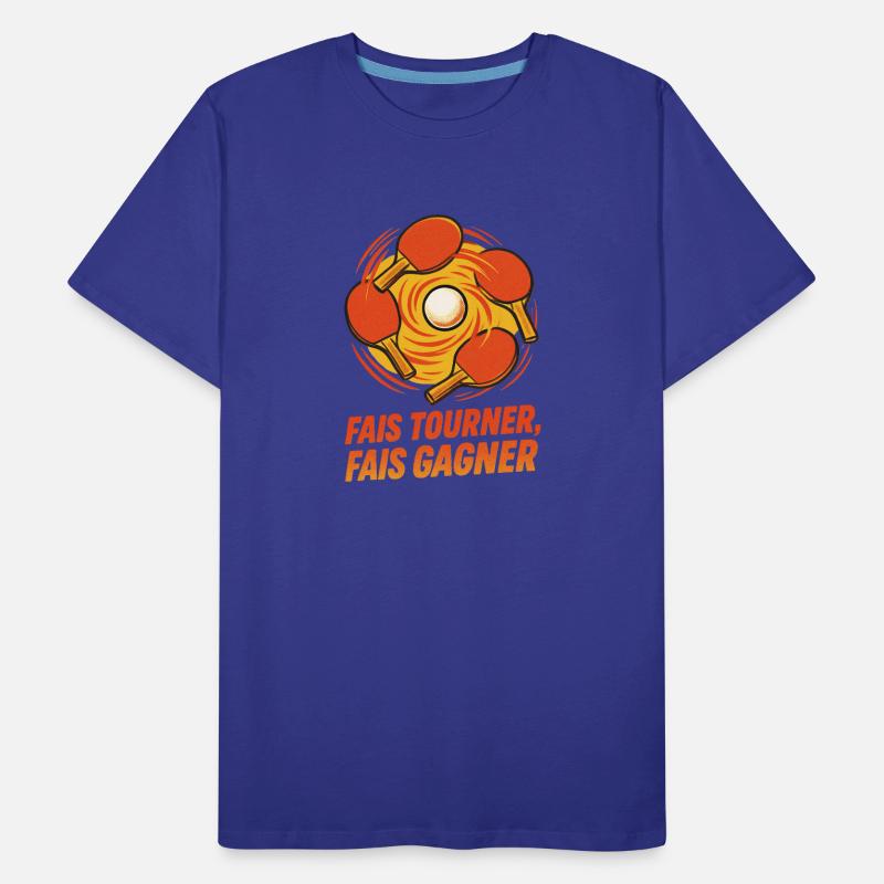 Spin Make Win - Ping Pong Men's Premium Organic T-Shirt