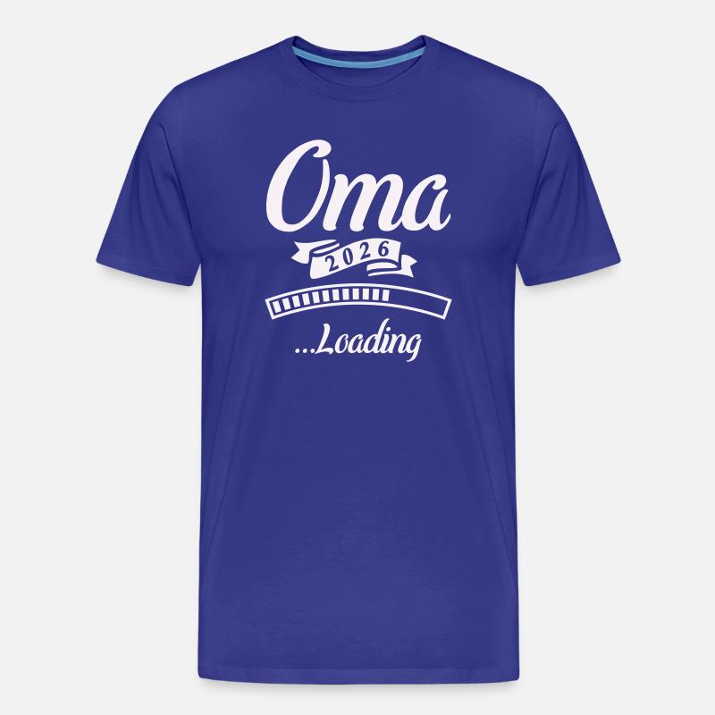 Oma 2026 Loading  - Männer Premium Bio T-Shirt - Königsblau