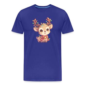 Renne Renne - T-shirt bio Premium Homme - bleu roi - Devant - Damien (186cm)