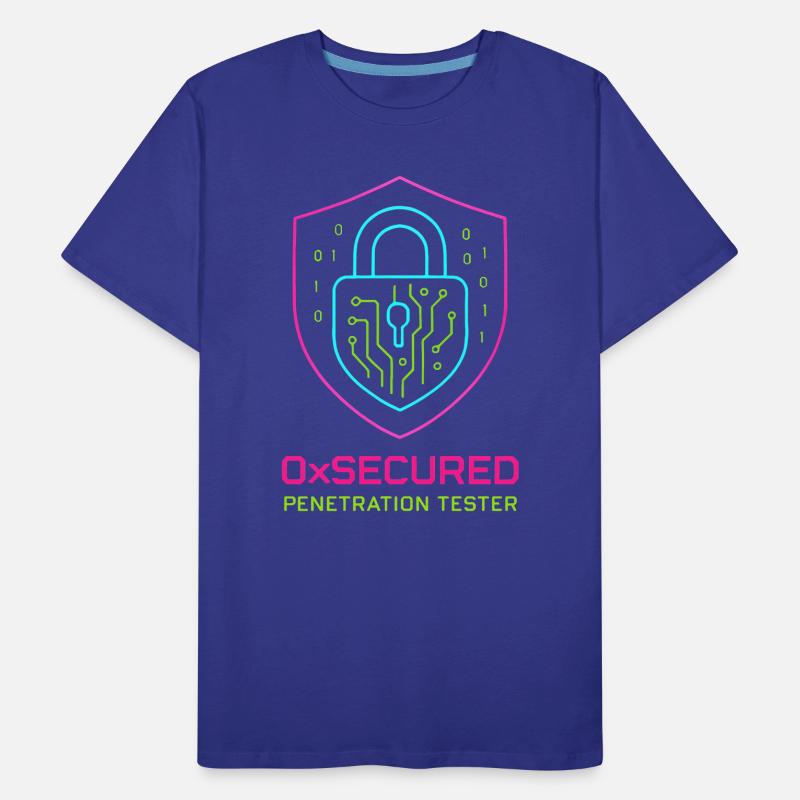 Shield 0xSecure Cyber Penetration Tester Men's Premium Organic T-Shirt