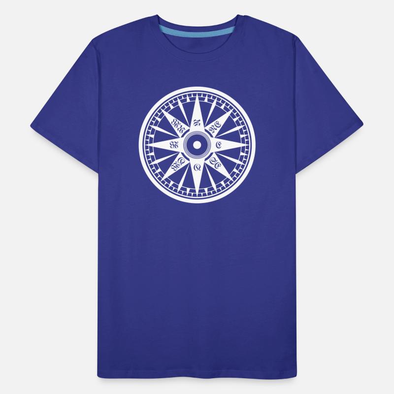 Compass – Wind Rose, Ship's Compass Men's Premium Organic T-Shirt