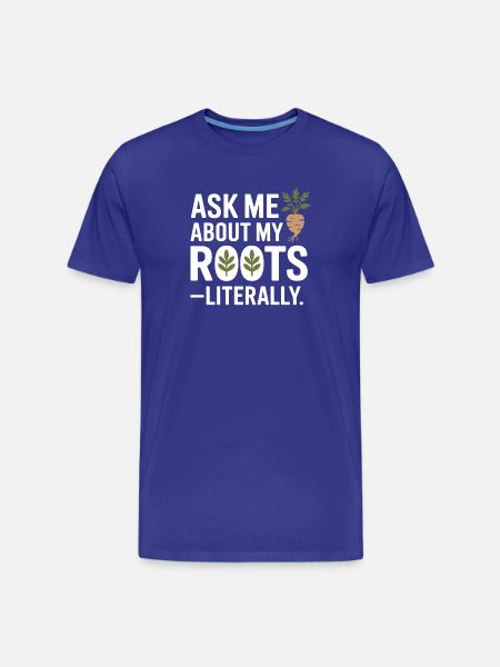 Certified Clinical Botanical Root Expert Apparel  - Men's Premium Organic T-Shirt - royal blue