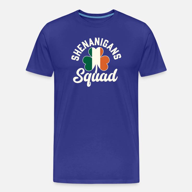 Shenanigans Squad Shamrock - Männer Premium Bio T-Shirt - Königsblau