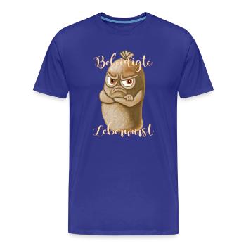 Beleidigte Leberwurst - Männer Premium Bio T-Shirt - Königsblau - Vorne - Damien (186cm)