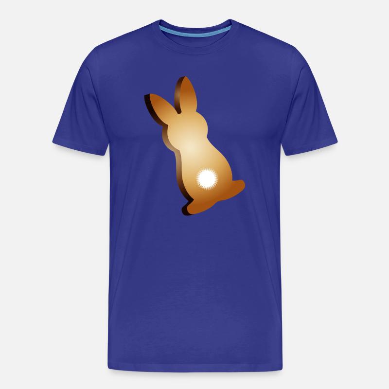 Osterhasen-Plätzchen mit Stummelschwänzchen - Männer Premium Bio T-Shirt - Königsblau