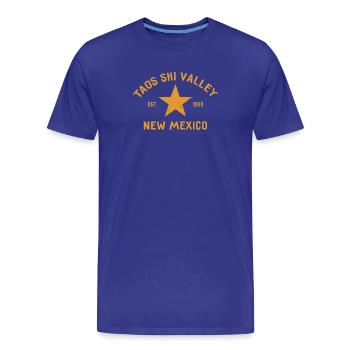 Taos Ski Valley - Nouveau-Mexique - États-Unis - Amérique - T-shirt bio Premium Homme - bleu roi - Devant - Damien (186cm)