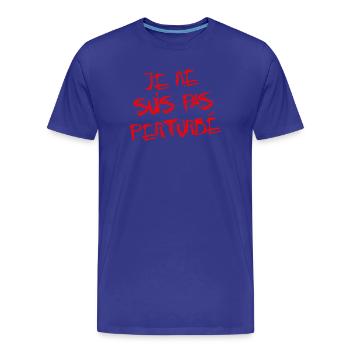 JE NE SUIS PAS PERTURBÉ ! - T-shirt bio Premium Homme - bleu roi - Devant - Damien (186cm)