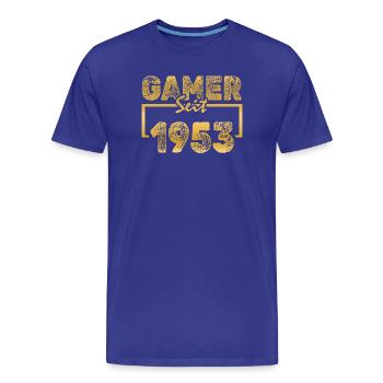 1953 - Männer Premium Bio T-Shirt - Königsblau - Vorne - Damien (186cm)
