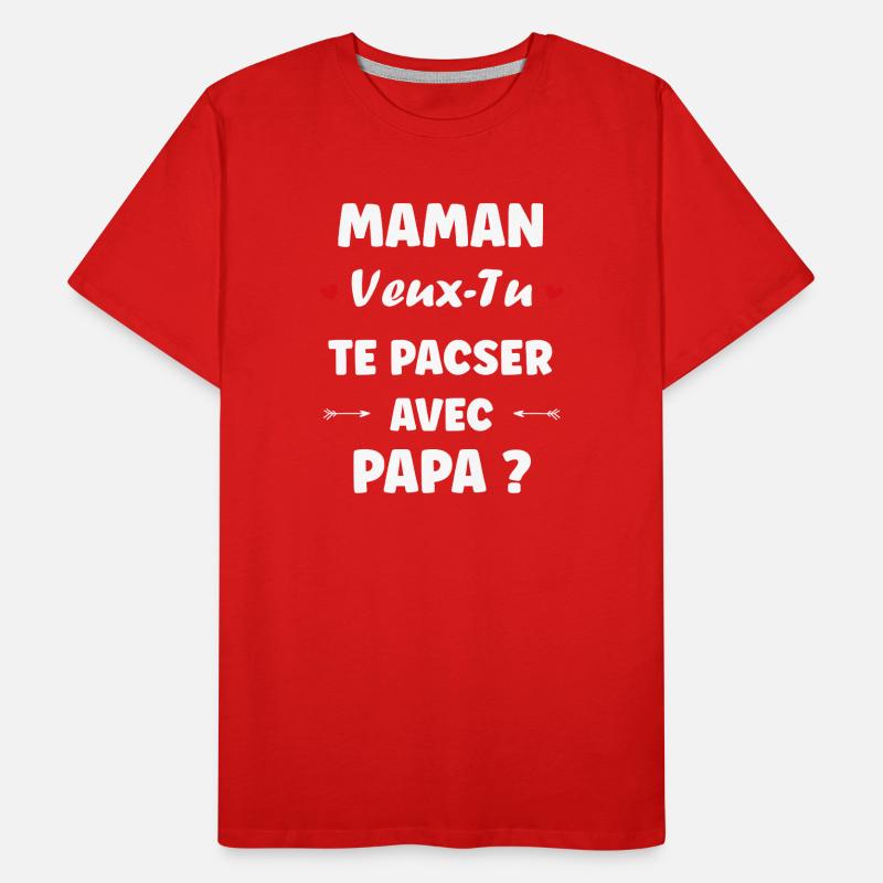 Mama PACT dich mit Papa Männer Premium Bio T-Shirt