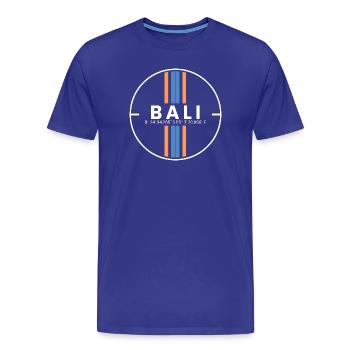 Insel Bali Koordinaten - Männer Premium Bio T-Shirt - Königsblau - Vorne - Damien (186cm)