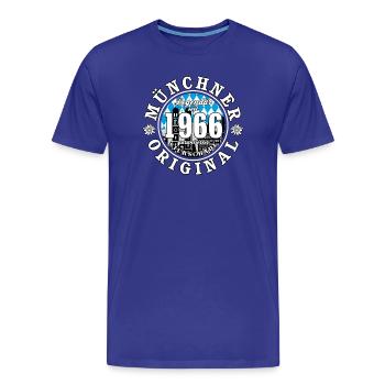 60th birthday 2026 Munich original born 1966 - Men's Premium Organic T-Shirt - royal blue - Front - Damien (186cm)