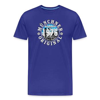 50e anniversaire 2026 Munich né en 1976 - T-shirt bio Premium Homme - bleu roi - Devant - Damien (186cm)