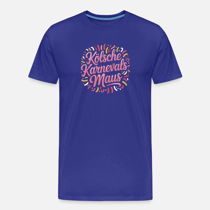 Kölsche Karnevalsmaus Karneval Köln Kölner Maus - Männer Premium Bio T-Shirt - Königsblau