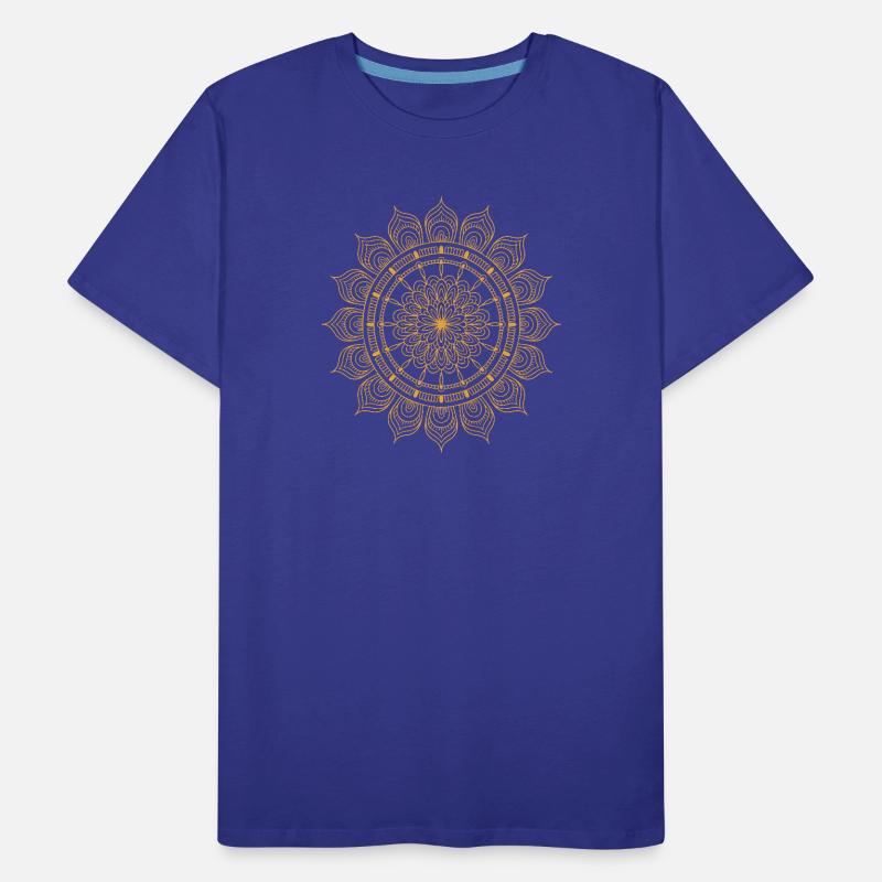 Mandala Männer Premium Bio T-Shirt