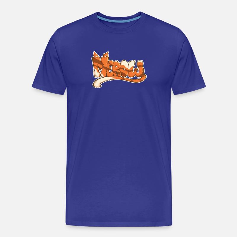 Merow, ein gezogenes Wort - Männer Premium Bio T-Shirt - Königsblau