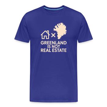 Grönland ist keine Immobilien-Arktis-Souveränität - Männer Premium Bio T-Shirt - Königsblau - Vorne - Damien (186cm)